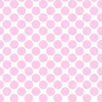 Polka Dot 1 cm Beyaz - Kiraz Pembe Puantiye Dekoratif Baskı Kumaş