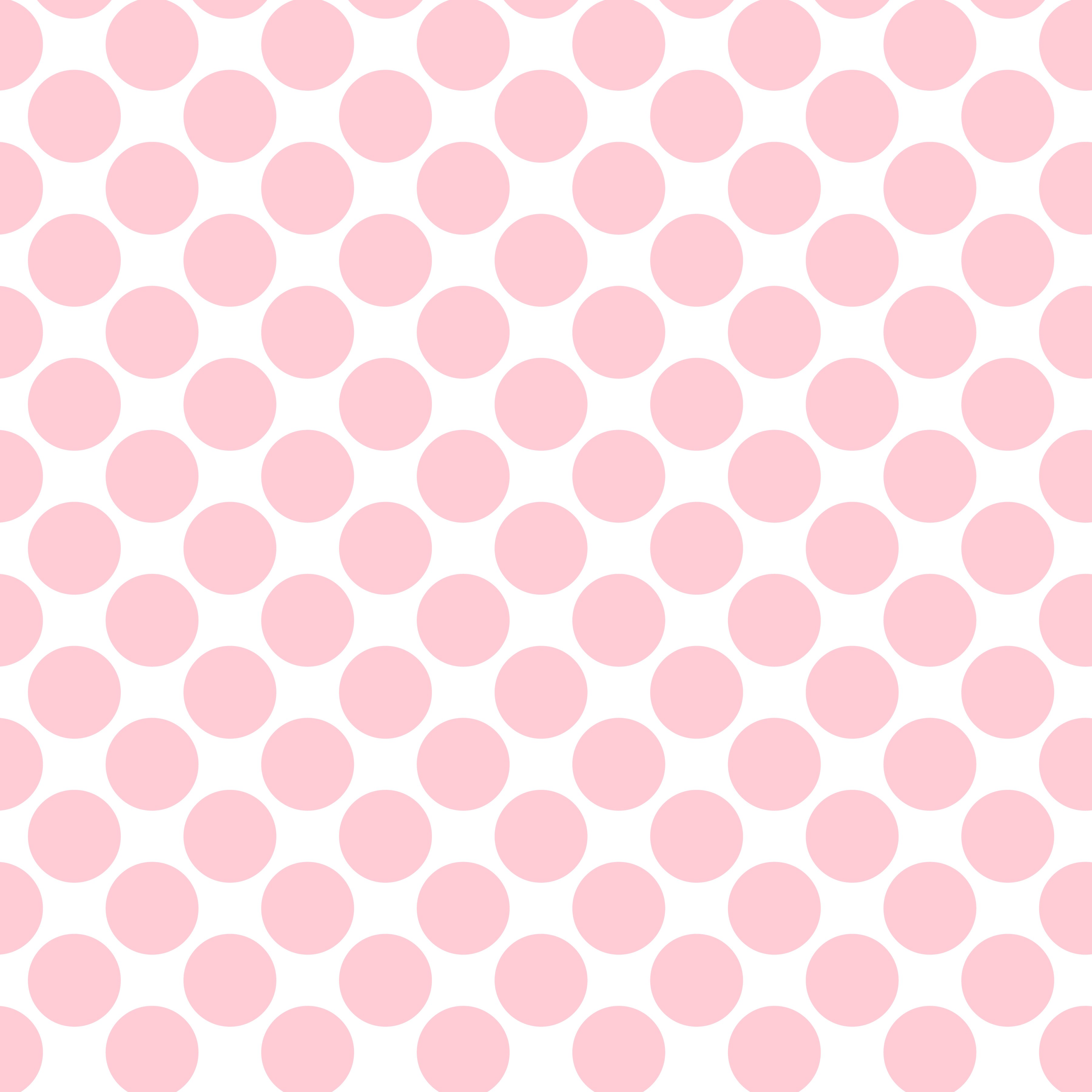 Polka Dot 1 cm Beyaz - Çay Gül Pembe Puantiye Dekoratif Baskı Kumaş