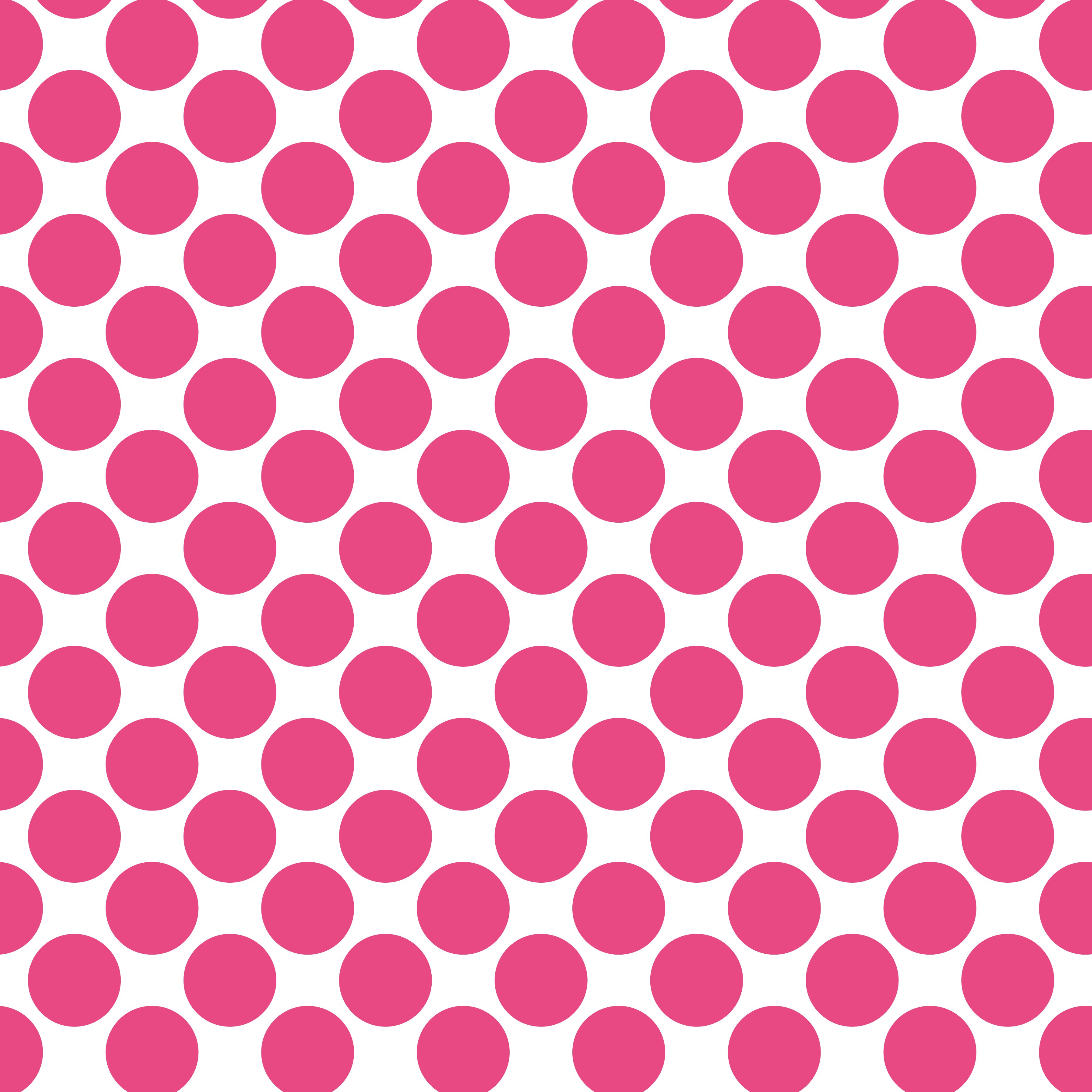 Polka Dot 1 cm Beyaz - Kiraz Pembesi Puantiye Dekoratif Baskı Kumaş