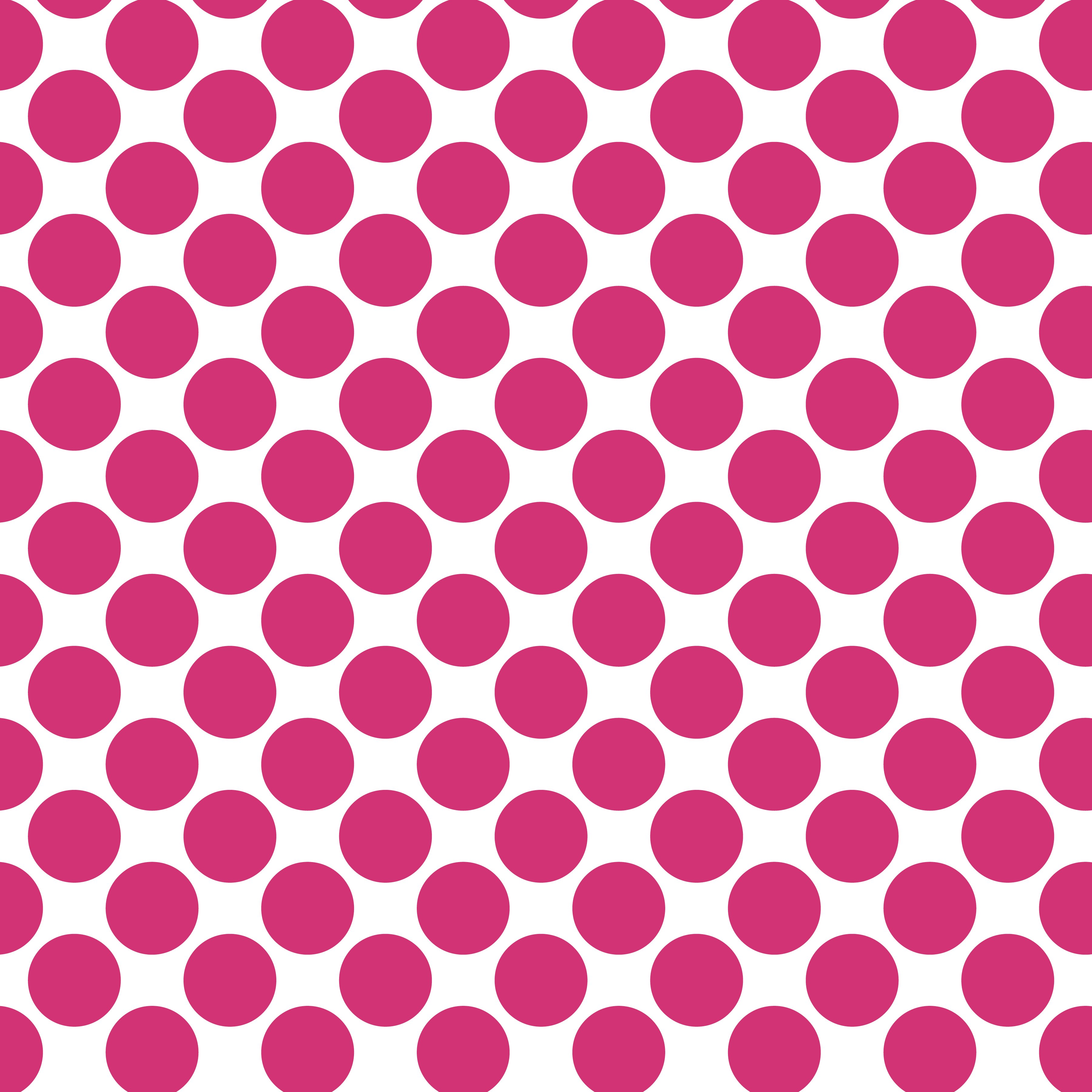 Polka Dot 1 cm White - I think Pink Polka Dot Decorative Print Fabric