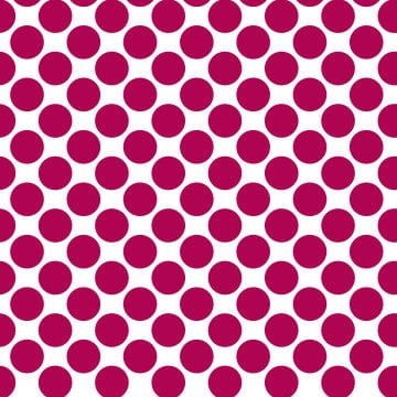 Polka Dot 1 cm Beyaz - Barbie Pembe Puantiye Dekoratif Baskı Kumaş