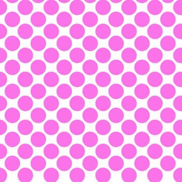 Polka Dot 1 cm Beyaz - Lavanta Gül Rengi Puantiye Dekoratif Baskı Kumaş