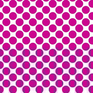 Polka Dot 1 cm Beyaz - Kırmızı Menekşe Puantiye Dekoratif Baskı Kumaş