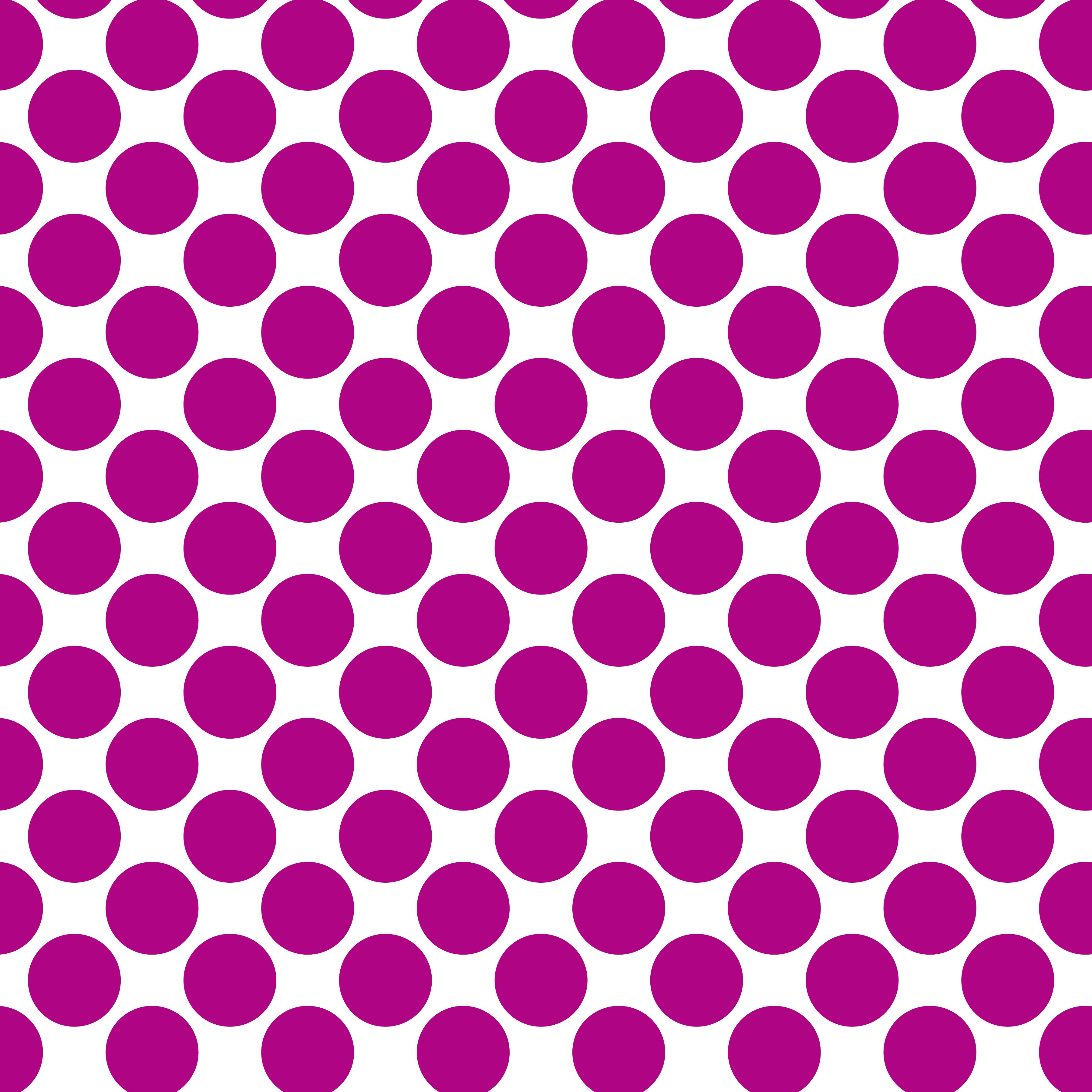 Polka Dot 1 cm Beyaz - Menekşe Patlıcan Puantiye Dekoratif Baskı Kumaş