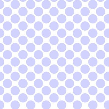Polka Dot 1 cm Beyaz - Lila Puantiye Dekoratif Baskı Kumaş