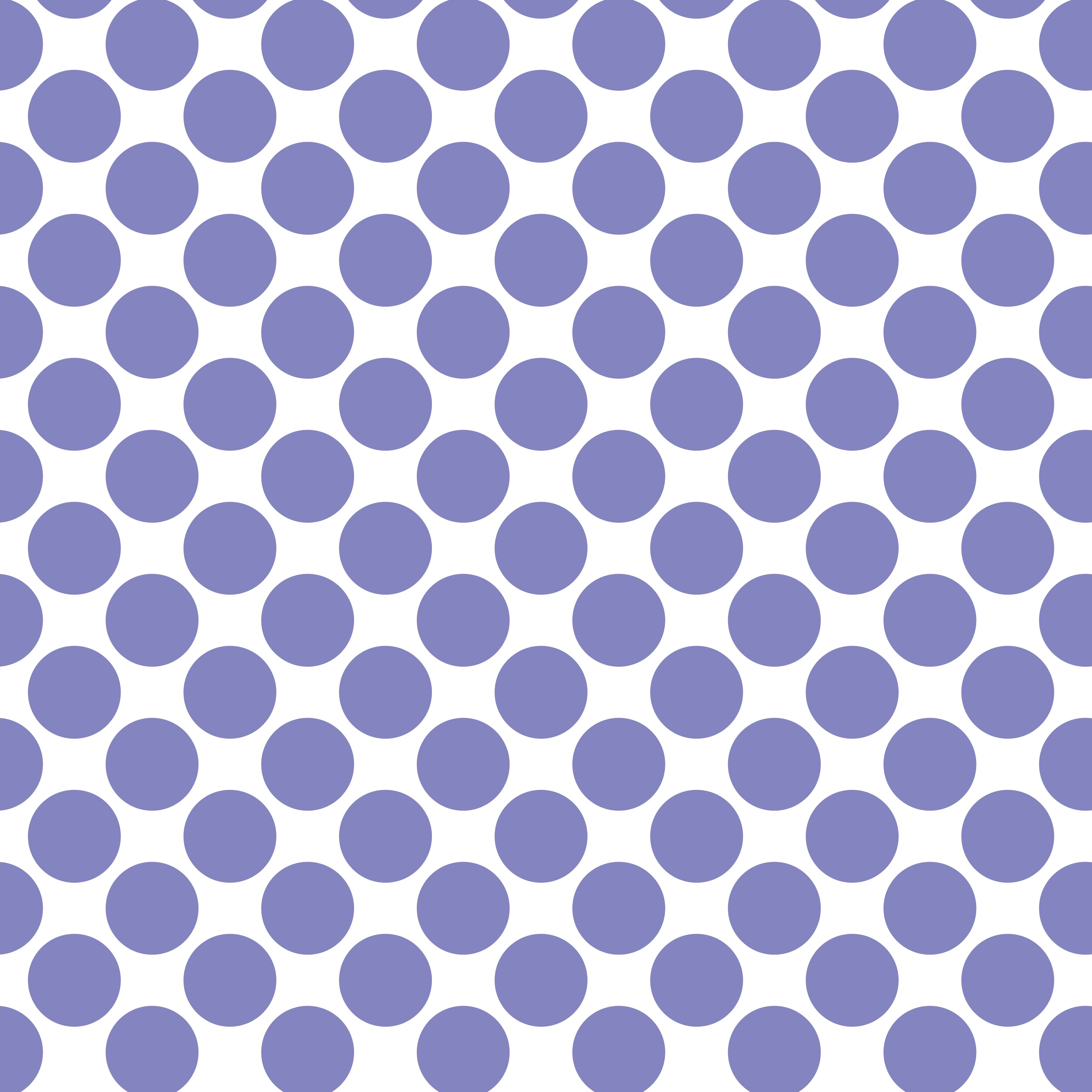 Polka Dot 1 cm Beyaz -Lavanta Gri Puantiye Dekoratif Baskı Kumaş