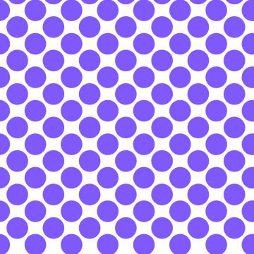 Polka Dot 1 cm Beyaz - Medium Slate Blue Puantiye Dekoratif Baskı Kumaş