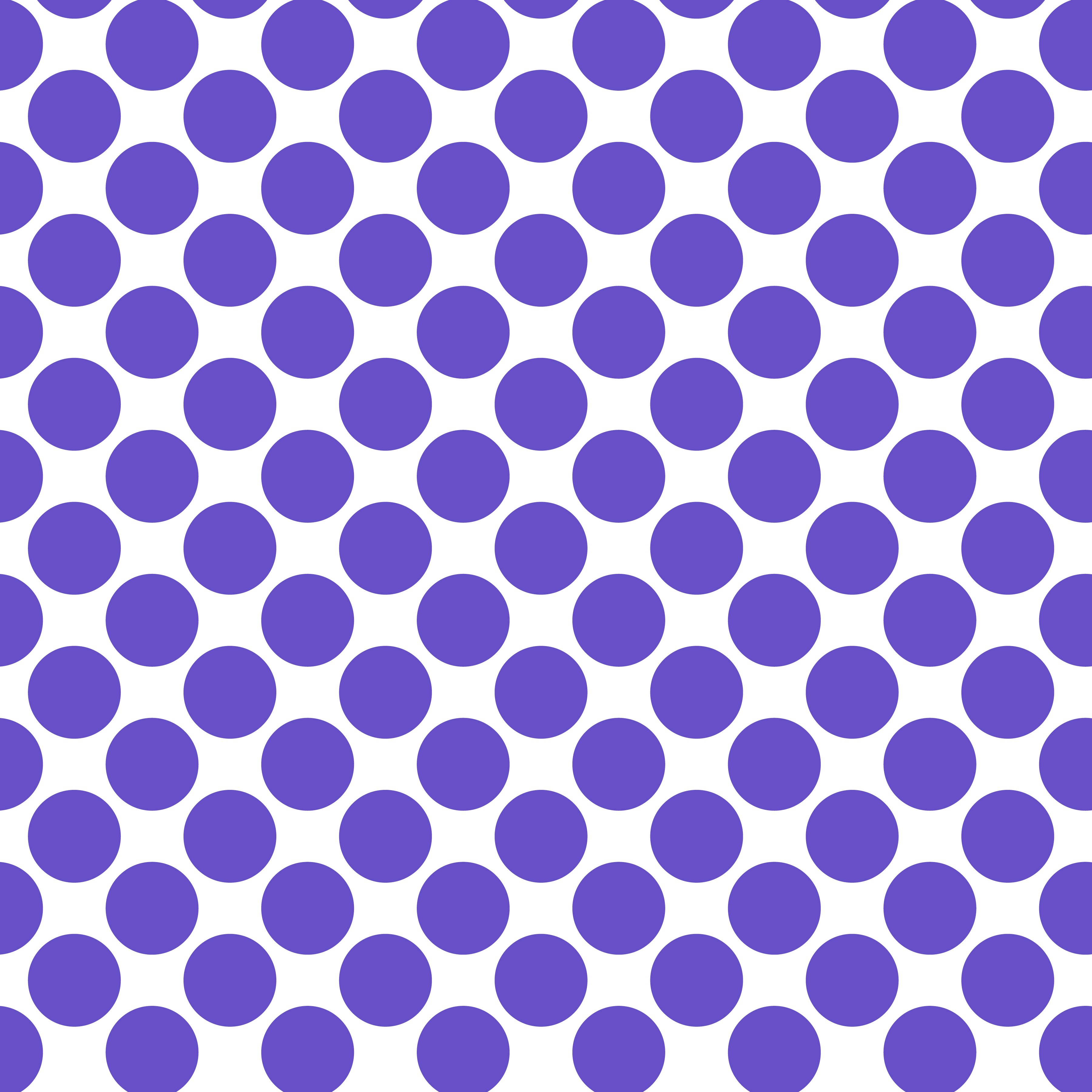 Polka Dot 1 cm Beyaz - Medium Purple Puantiye Dekoratif Baskı Kumaş
