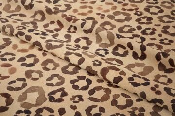 Kahve Tonlu Efektli Leopar