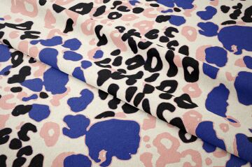 Pudra Pembe, Sax Mavi, Siyah Leopar