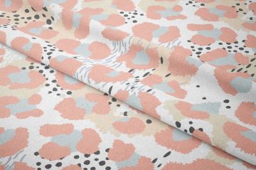 Soft Tonlu Leopar Desenli Kumaş