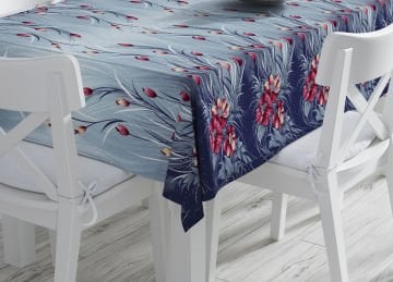 Ottoman Collection - Ottoman Tulips Tablecloth Seamless