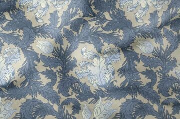 William Morris Koleksiyonu-Çelenkli Çiçek ve Yapraklar