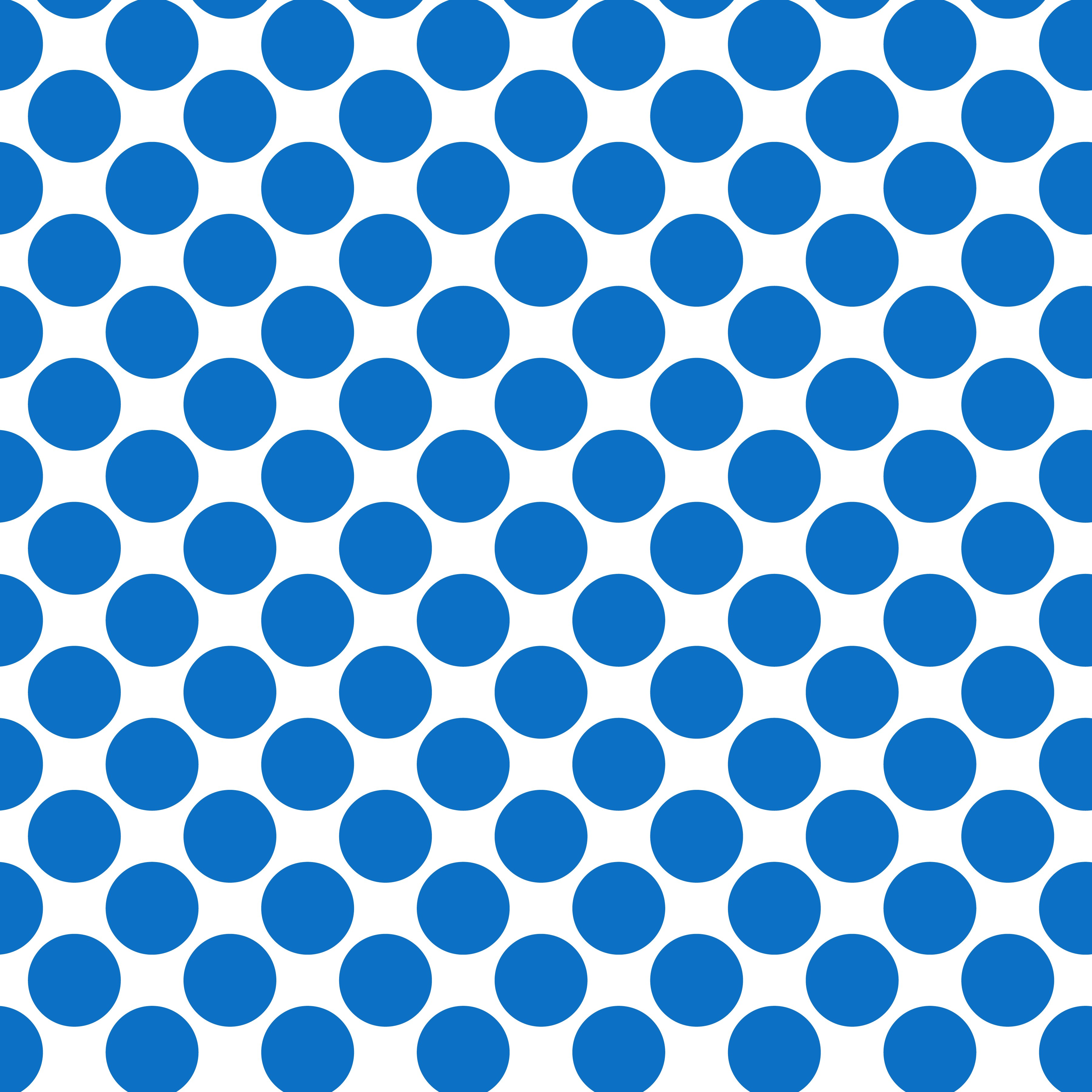Polka Dot 1 cm Beyaz - Royal Blue Puantiye Dekoratif Baskı Kumaş