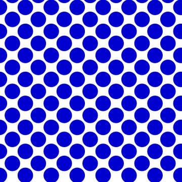 Polka Dot 1 cm Beyaz - Acem mavisi Puantiye Dekoratif Baskı Kumaş