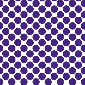 Polka Dot 1 cm Beyaz - Indigo Puantiye Dekoratif Baskı Kumaş