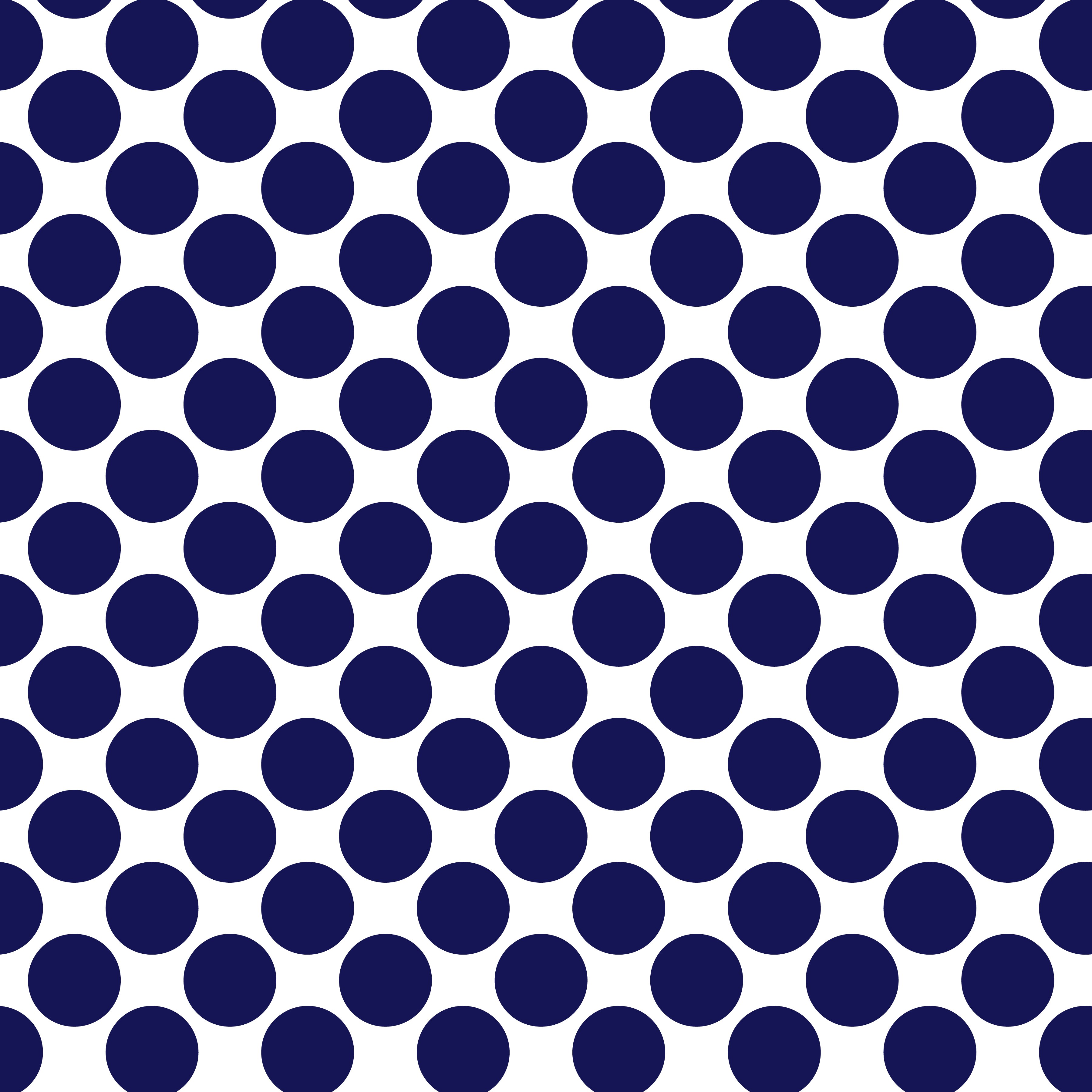 Polka Dot 1 cm Beyaz - Safir Rengi Puantiye Dekoratif Baskı Kumaş