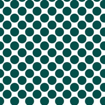 Polka Dot 1 cm Beyaz - British Racing Yeşili Puantiye Dekoratif Baskı Kumaş