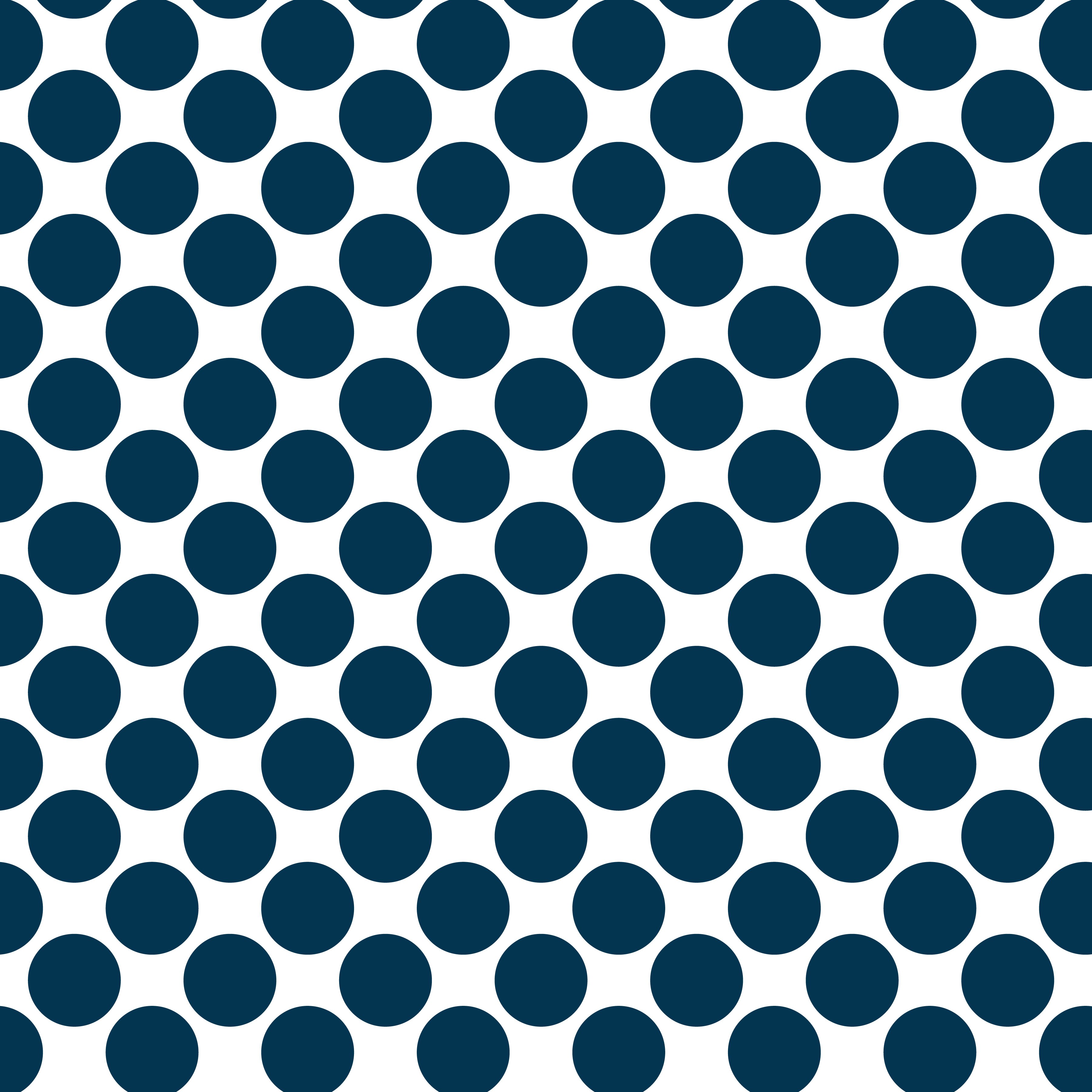 Polka Dot 1 cm Beyaz - Prusya Mavisi Puantiye Dekoratif Baskı Kumaş