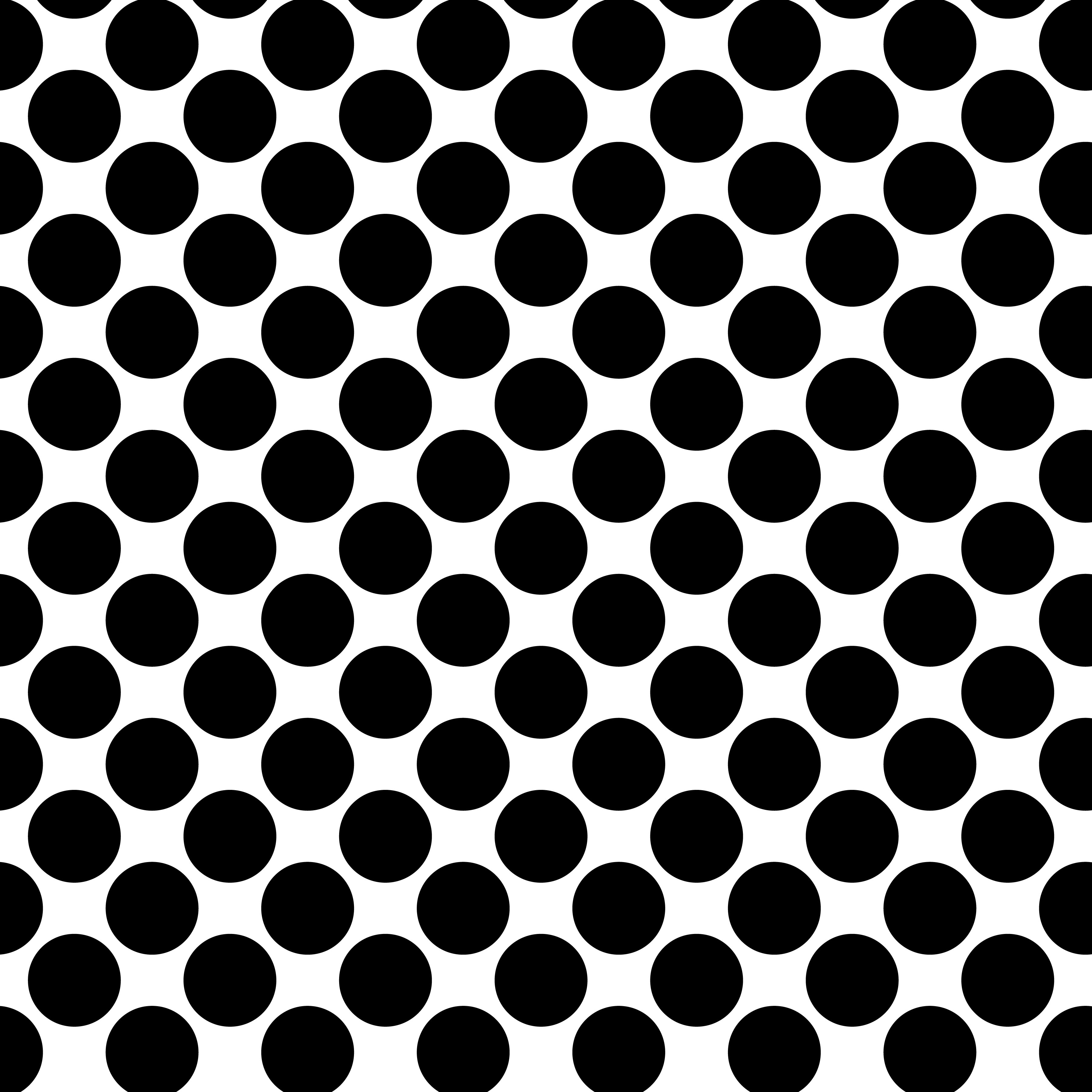 Polka Dot 1 cm Beyaz - Siyah Puantiye Dekoratif Baskı Kumaş