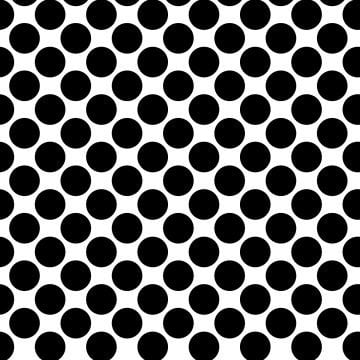 Polka Dot 1 cm Beyaz - Siyah Puantiye Dekoratif Baskı Kumaş