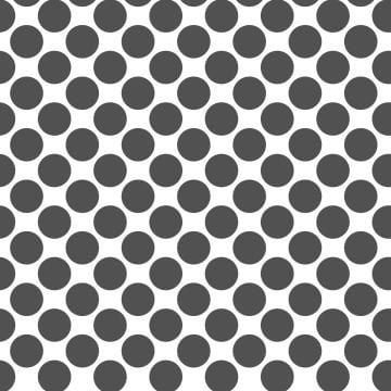 Polka Dot 1 cm Beyaz - Dark Gray Puantiye Dekoratif Baskı Kumaş