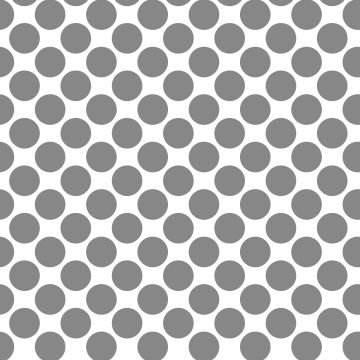 Polka Dot 1 cm Beyaz - Silver Puantiye Dekoratif Baskı Kumaş