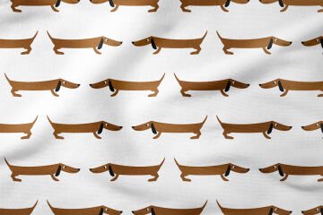 Sevimli Kahverengi Dachshund Köpeği