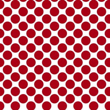 Polka Dot 1 cm Beyaz - Burgonya Rengi Puantiye Dekoratif Baskı Kumaş