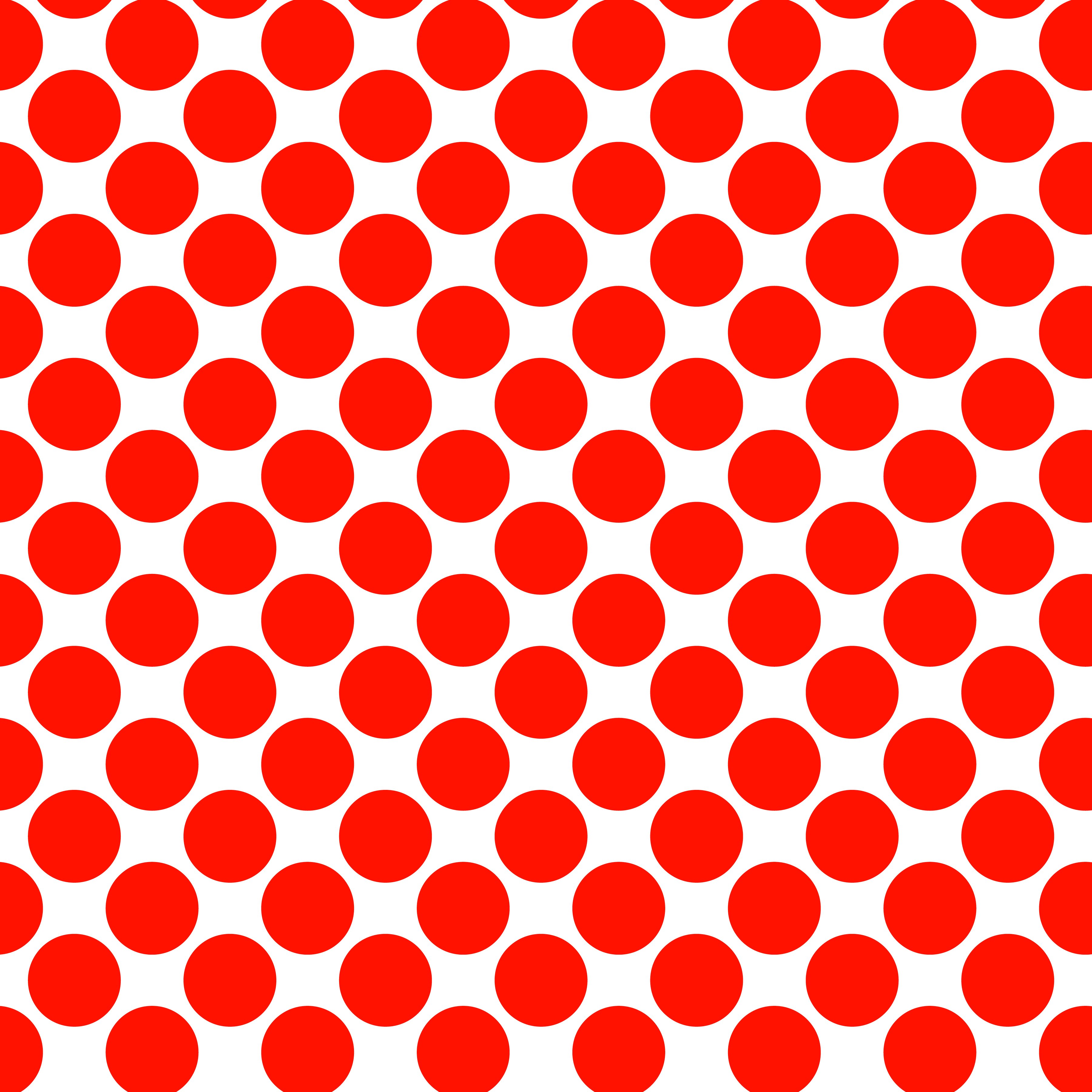 Polka Dot 1 cm Beyaz - Scarlet Kırmızı Puantiye Dekoratif Baskı Kumaş