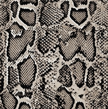 Antrasit ve Kahve Zemine Yılan Derisi Desenli Dijital Baskılı Kumaş