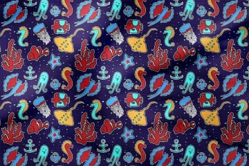 Mor Zeminli Denizaltı Balıkları