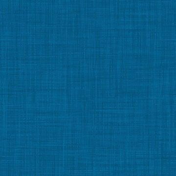 Cyan Colored Linen Effect Digital Printed Fabric