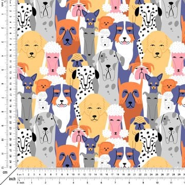 Rengarenk Sevimli Köpekler