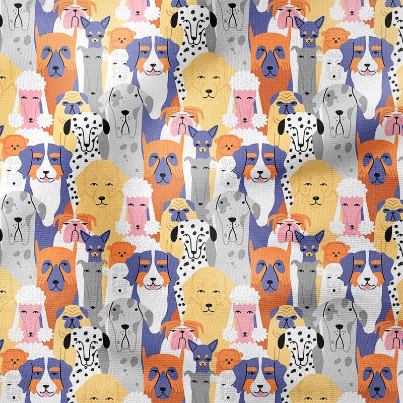 Rengarenk Sevimli Köpekler