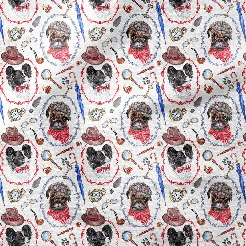 Şapkalı,Fularlı,Papyonlu Dedektif Köpekler